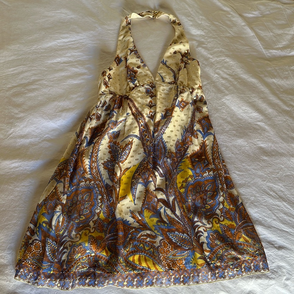 TIBI Silk Halter Dress. Size 4.